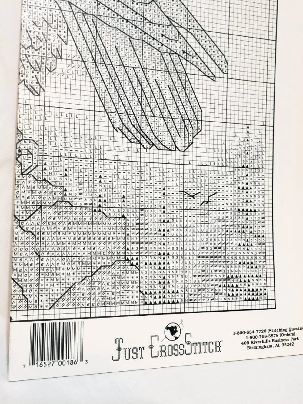 Just CrossStitch bald eagle